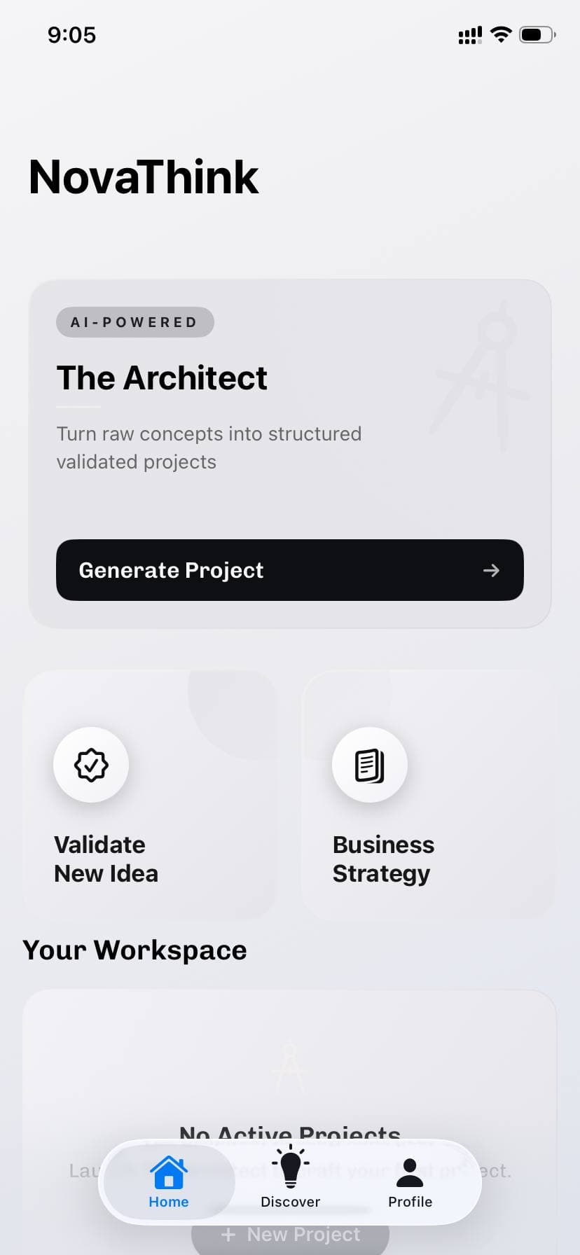 Idea Spark App Screenshot